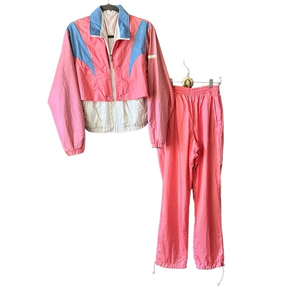 Descente Pants - Descente made in Japan Rare Vintage Womens 3 piece Colorblock  Windbreaker. Sz M